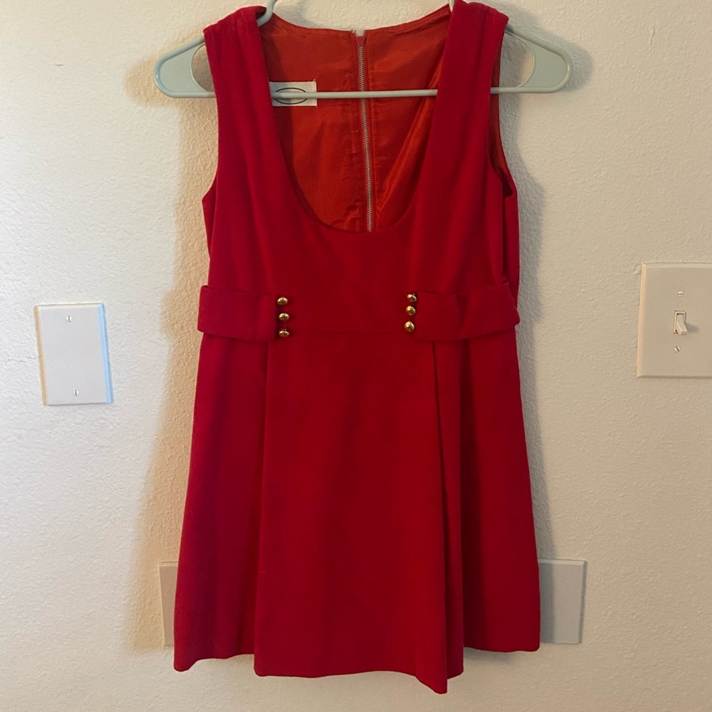 Red Vintage Minidress